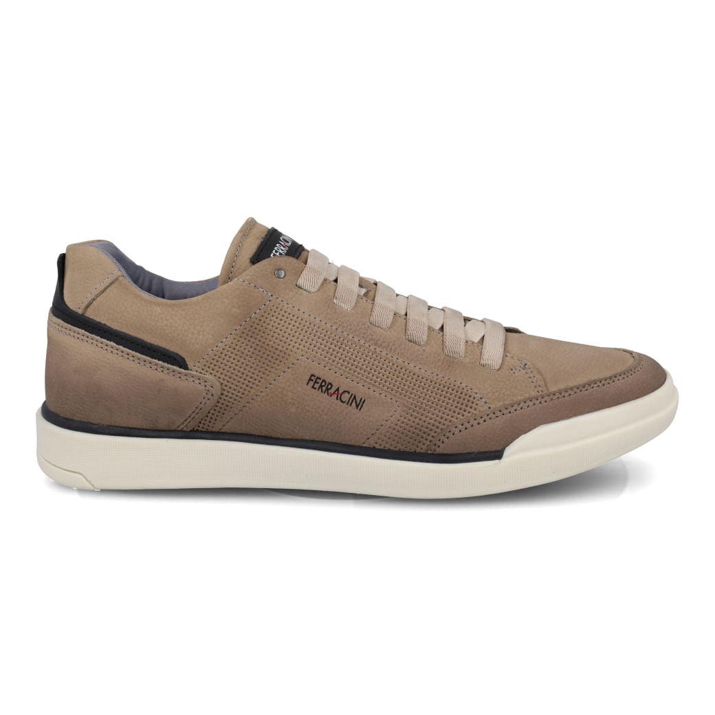 Ferracini Tenis Casual 1062-617D Cinza Couro_3__11